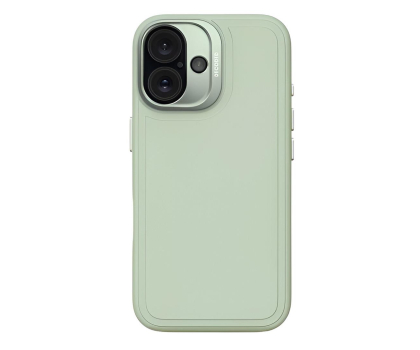 Etui do telefonów Decoded AntiMicrobial SiliconeStacks iPhone16 MagSafe mist green D25IPO16BCST9MN